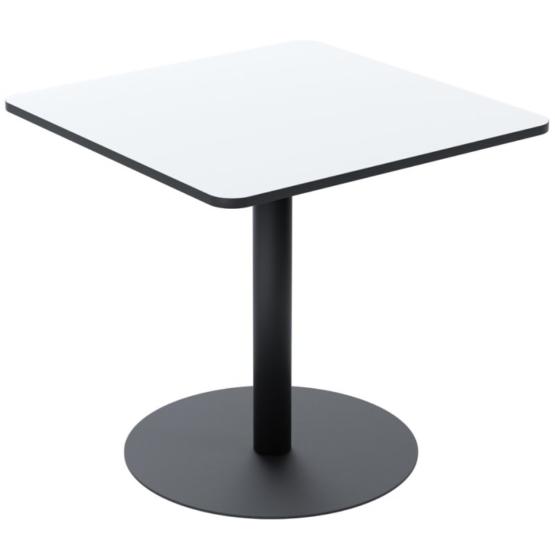 PAPERFLOW table de café Midi, ronde, diamètre 800 mm, blanc